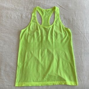 Lululemon Swiftly Tech Racerback Neon Yellow - 10